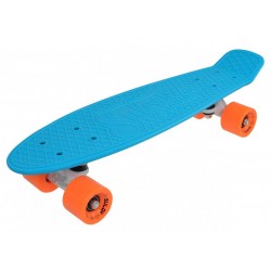 Penny board slv neon 22 inch bleu cu portocaliu
